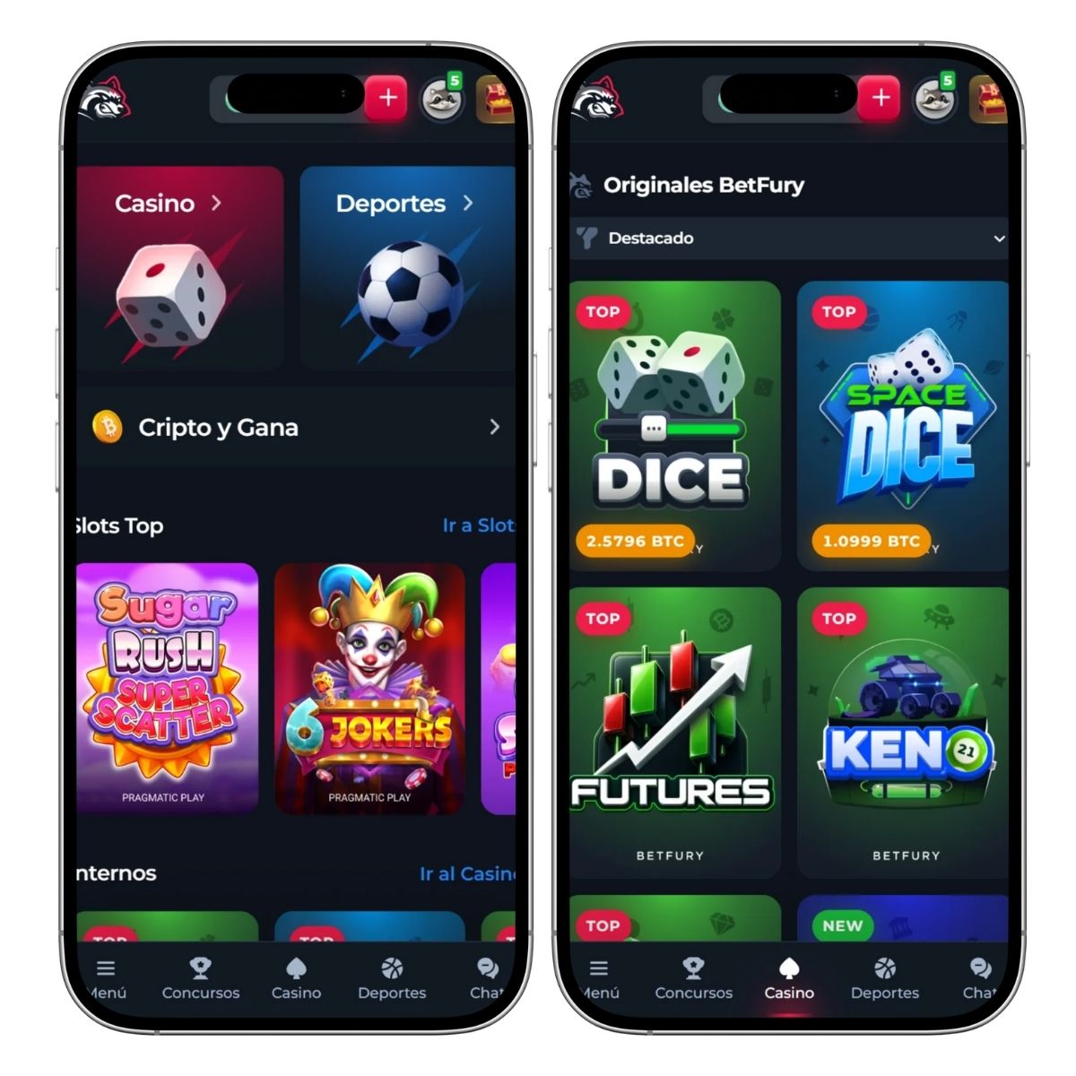 BetFury Casino Opiniones – Análisis y Valoración 2026 screenshot