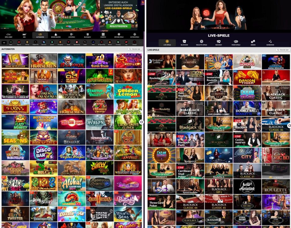 Spieleangebot Playamo Online Casino