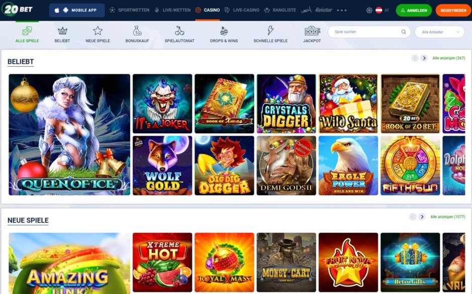 20bet Casino Lobby 20bet Casino Lobby