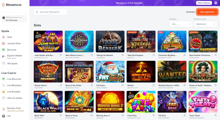 Bitcasino Lobby Bitcasino Lobby