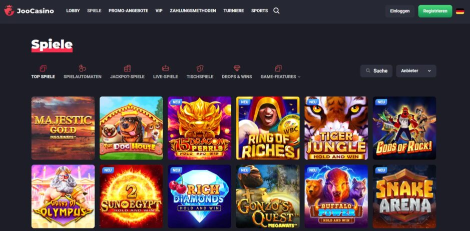 Joocasino Lobby Joocasino Lobby
