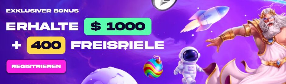 Screenshot des exklusiven Crashino Willkommensbonus