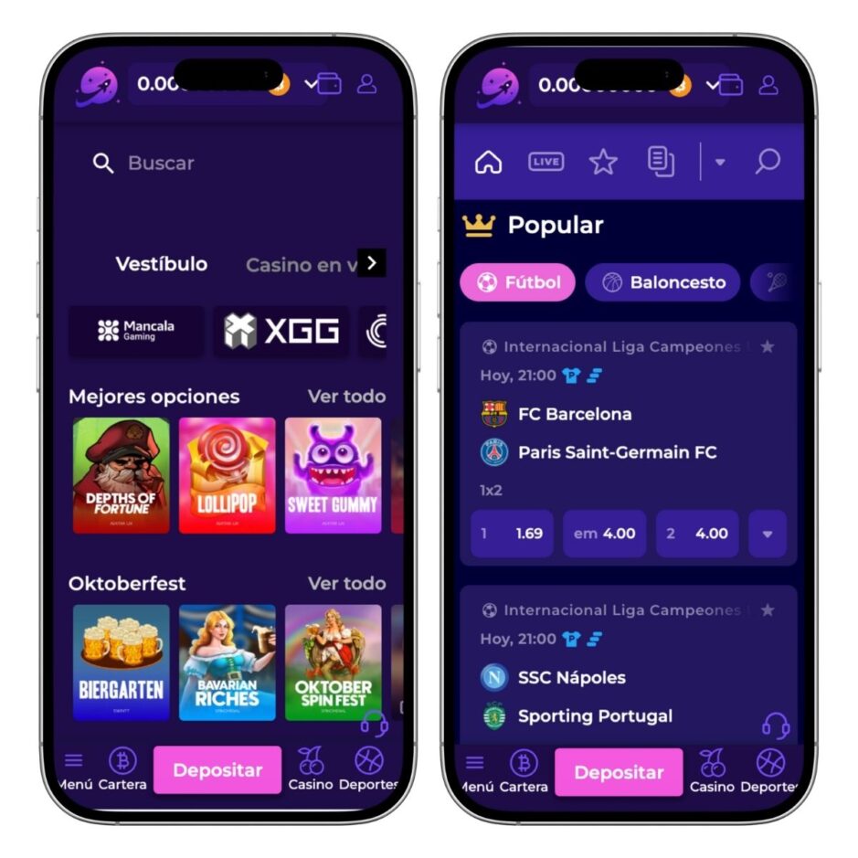 Los mejores juegos y apuestas en tu móvil con Crashino