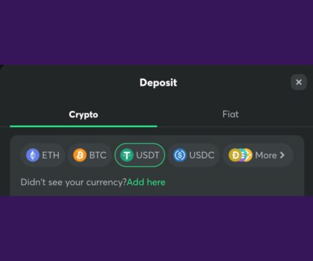 The image shows the BC. Game deposit section: Selection of Payment methods