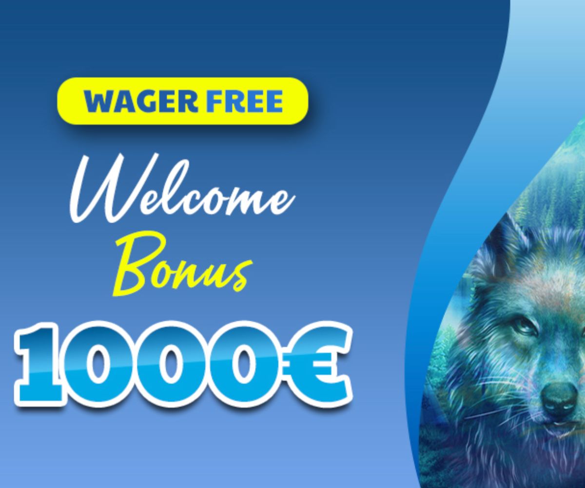 Bono de bienvenida hasta 1000€ sin requisitos en Wolfy Casino.