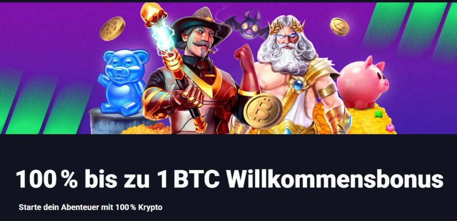 Screenshot des Willkommensbonus von Metaspins