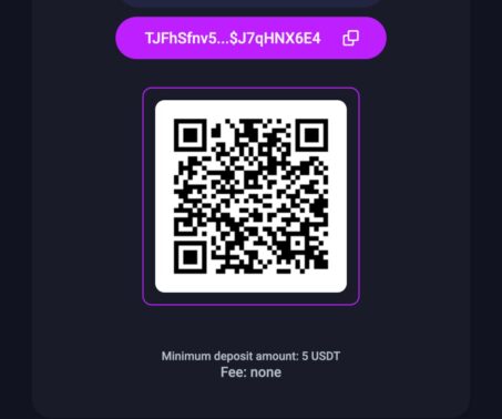 metaspins casino usdt deposit qr code with minimum deposit amount