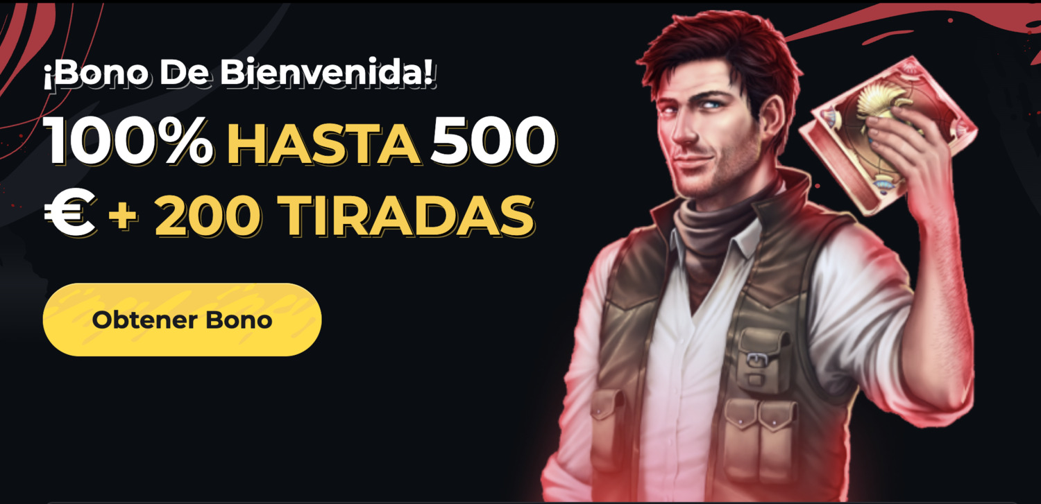 Oferta de bienvenida de hasta 500€ y 200 tiradas de Boomerang Casino