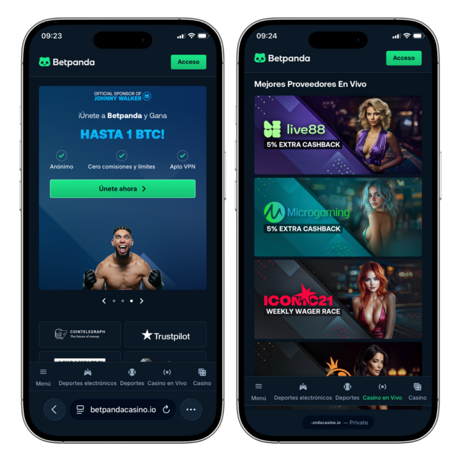 Diversión garantizada en Betpanda Casino desde el móvil