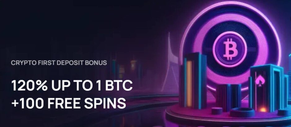 Screenshot of Betandplay crypto first deposit bonus
