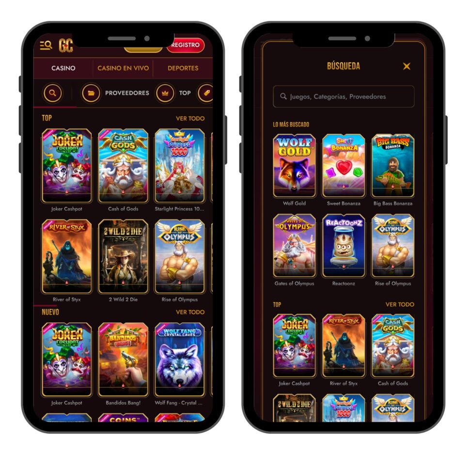 El juego móvil en el Grand Club