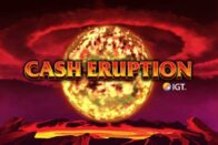 Logo of Cash Eruption - slot tested by KryptoCasinos.com