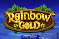 Logo des Slots Rainbow Gold - getestet von KryptoCasinos.com