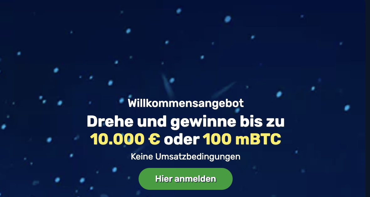 Willkommensbonus im Winz io Casino