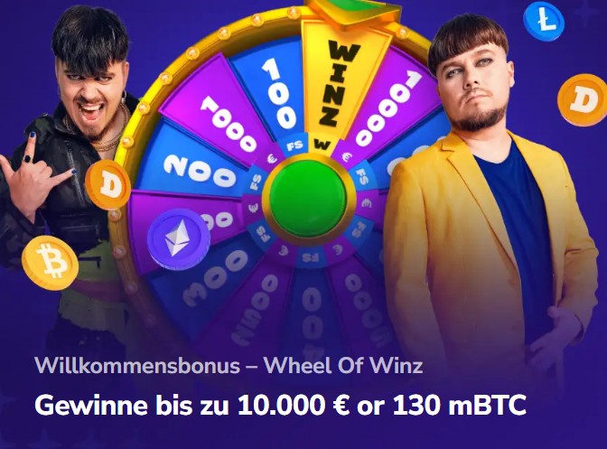 Screenshot vom Wheel of Winz Bonus