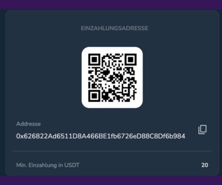 Winz.io DE Einzahlung QR Code