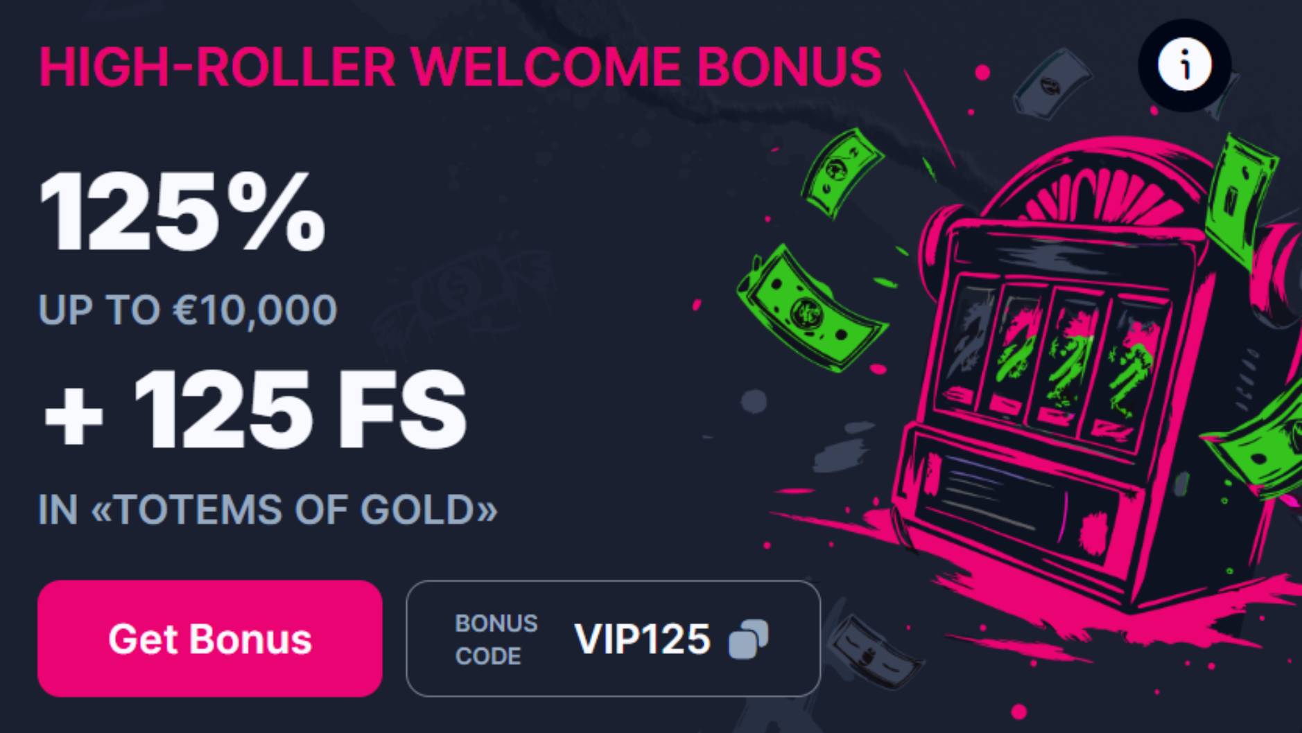 Betsio.com high roller bonus screenshot