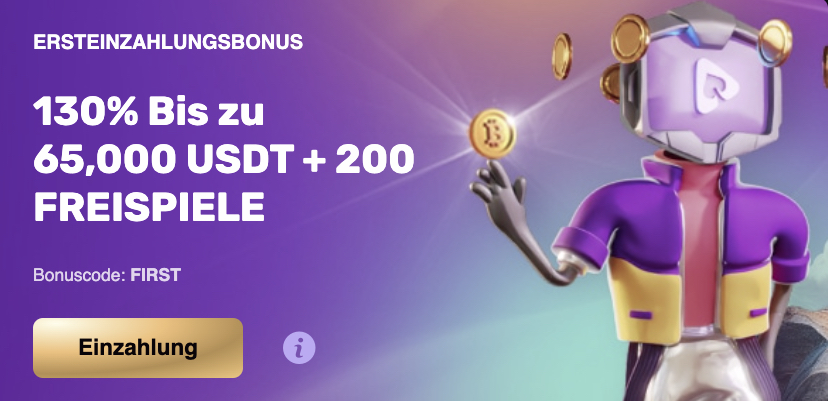 Der aktuelle Playbet.io Willkommensbonus für Schweizer: 130% bis zu 65.000 USDT + 200 Freispiele - getestet von kryptocasinos.com 2025