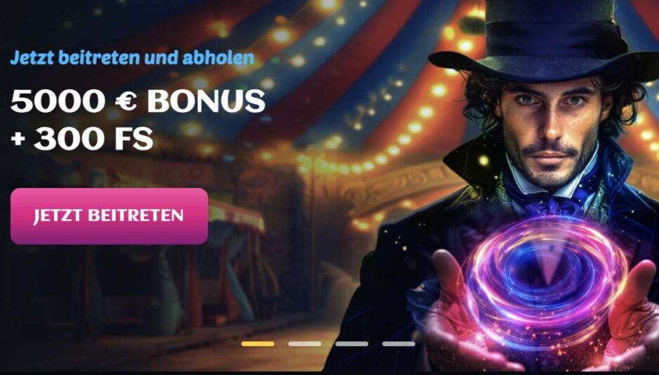 Screenshot vom WIllkommenspaket im SpinsUp Casino.