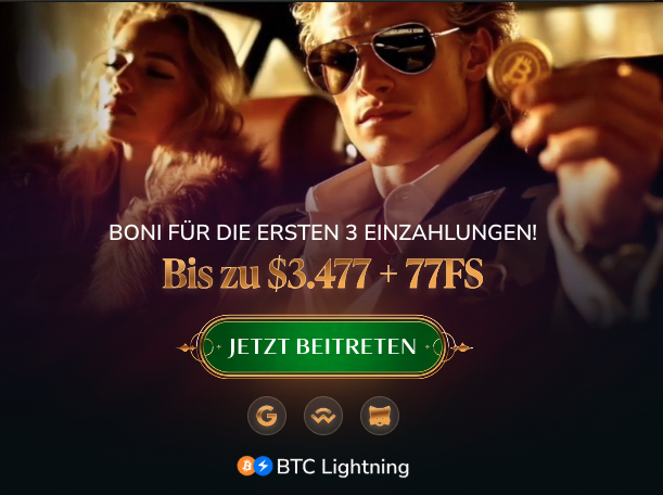 Screenshot vom VIPCasino Willkommensbonus für Spieler aus Deutschland - getestet von KryptoCasinos.com