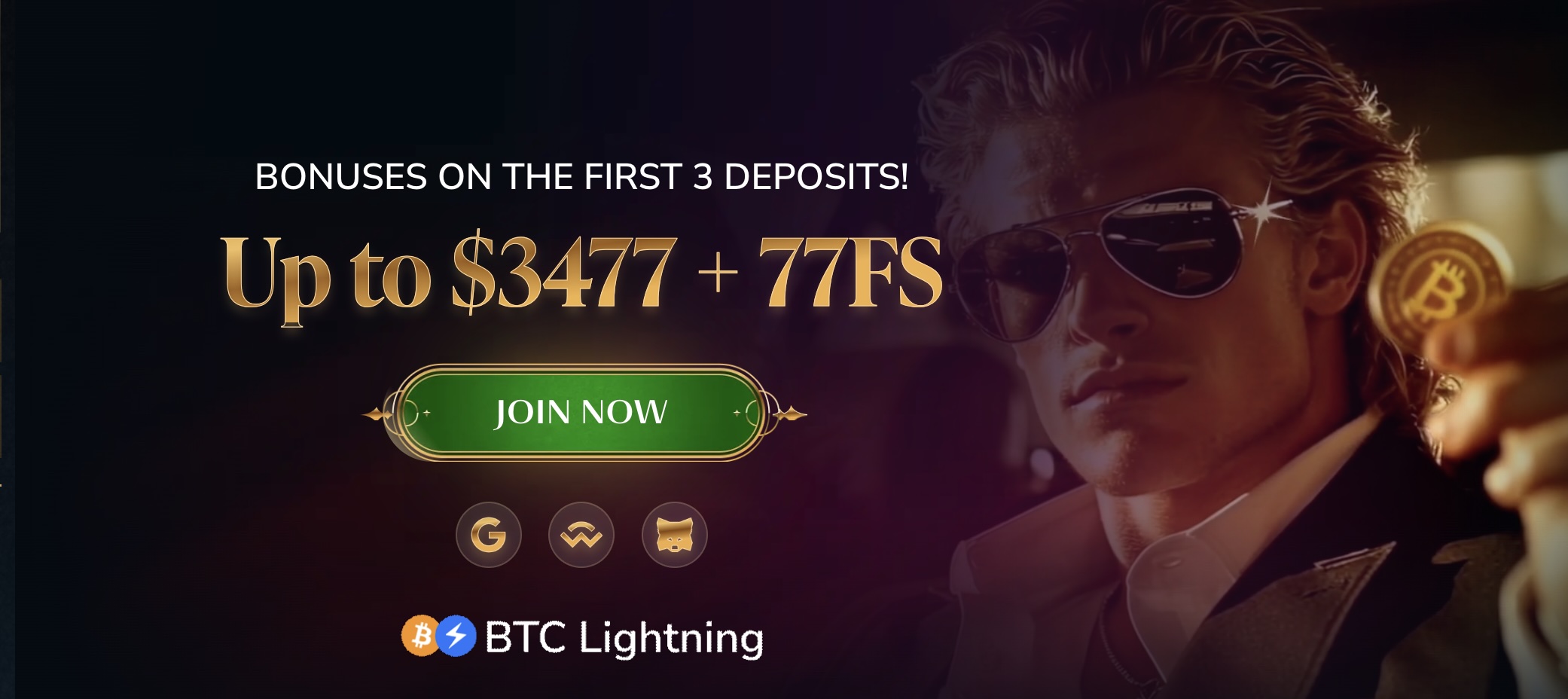 vipcasino.io welcome bonus screenshot