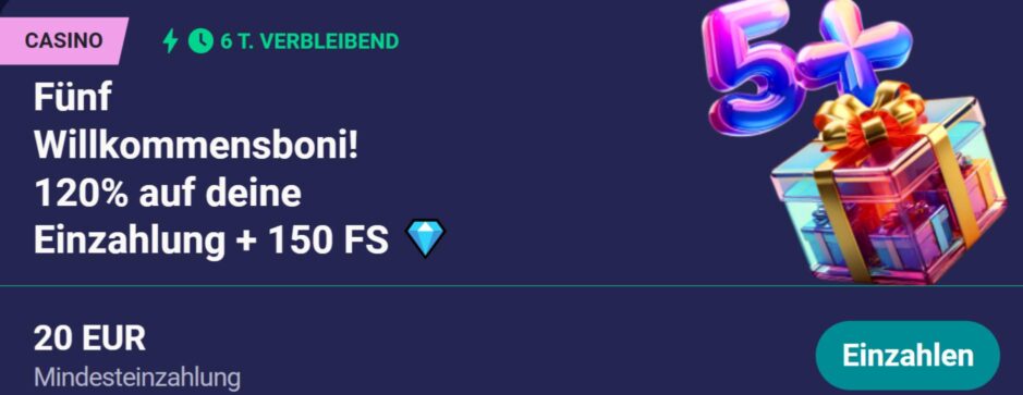 Bonusaktion im BetMatch Casino für Spieler aus Deutschland