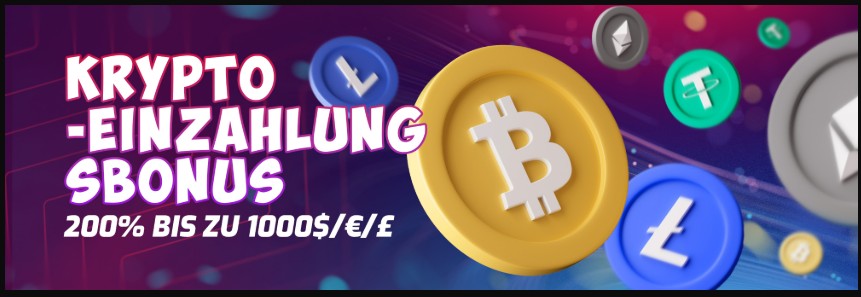 Der Krypto Bonus von Cosmobet bietet neuen Spielern 200% auf ihre erste Einzahlung.