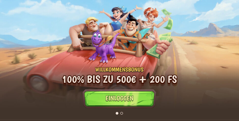 Screenshot vom Casino Bonus im Stonevegas Casino.