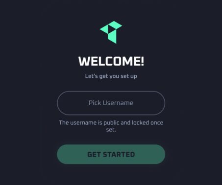 Um die Anmeldung im Thrill Casino abzuschließen, muss ein Nutzername gewählt werden.