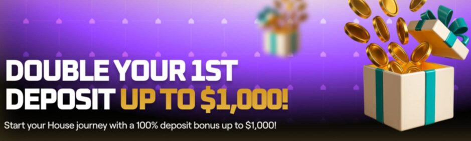 Housebets casino welcome bonus screenshot