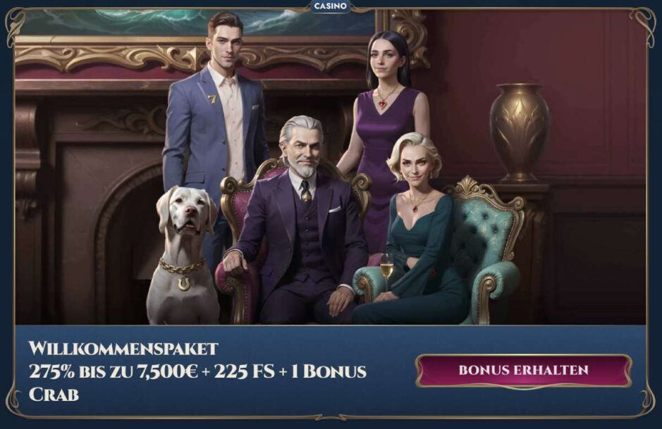 Screenshot vom Casino Bonus im RichRoyal Casino - gestetet von KryptoCasinos.com