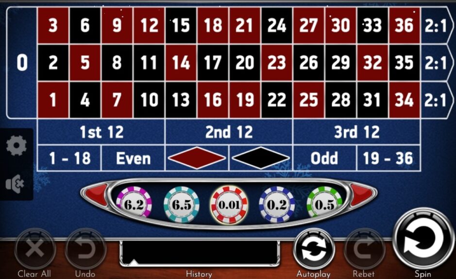 imagen de cómo se ve una ruleta online a través de la pantalla
