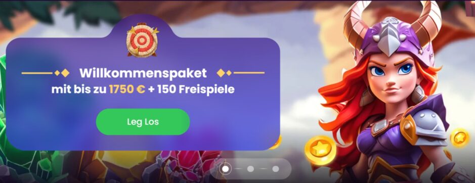 Screenshot des Spinando Willkommensbonus