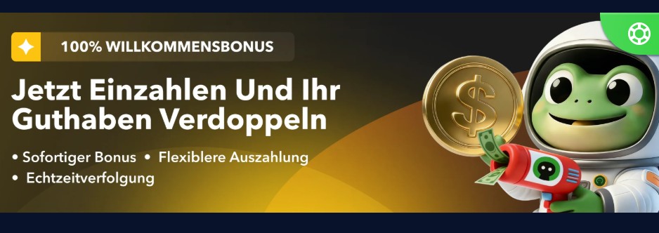 Screenshot des Willkommensangebots bei Cybet