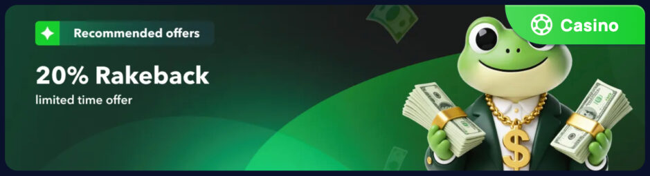 20% Rakeback Bonus im Cybet 