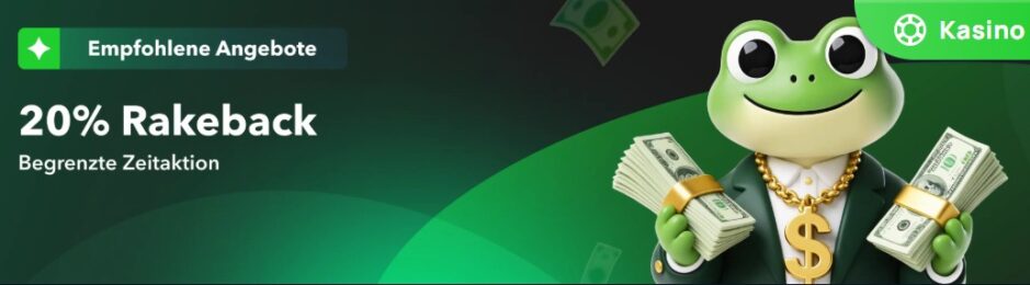 Screenshot des Rakeback-Angebots im Cybet Casino