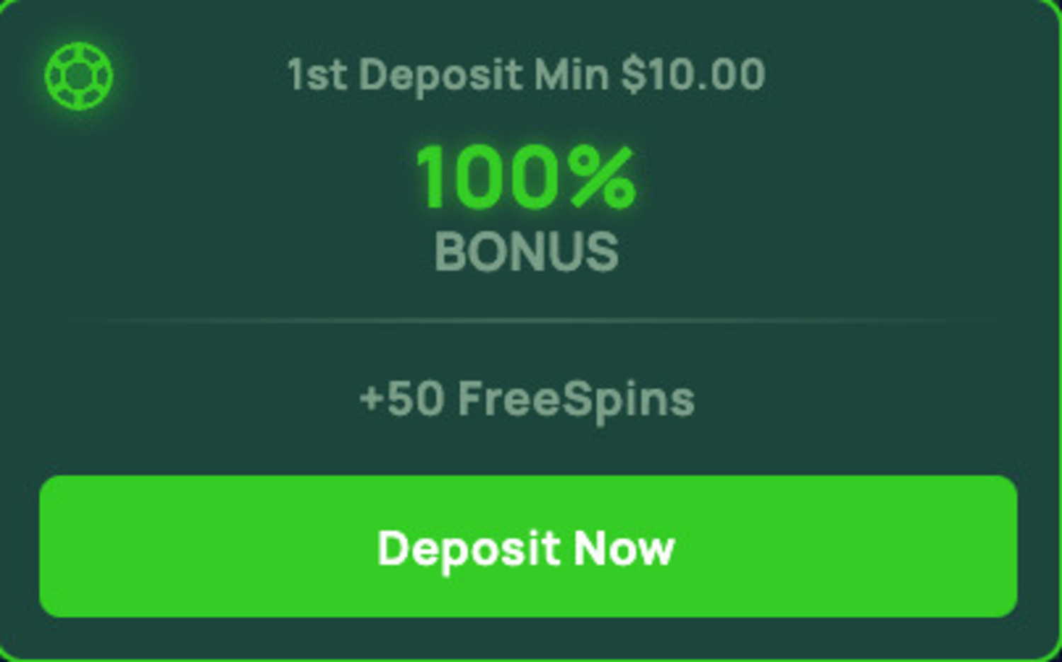 Primer depósito bono de bienvenida cybet