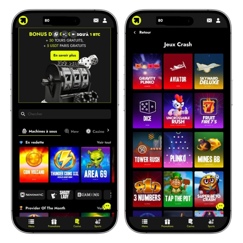 La version mobile de Telbet