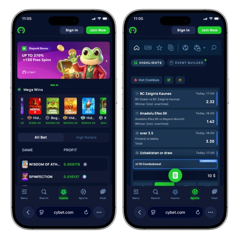 Cybetcasino permite jugar a más de 3.000 juegos desde el dispotivo de tu móvil