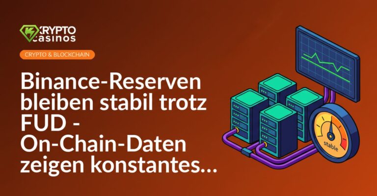 Serverrack-Cluster neben Analog-Stabilitätsanzeige und Flachbildmonitor mit stabilem Liniendiagramm auf schwarzem Hintergrund.