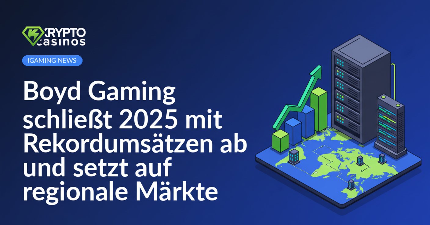 Mehrere regionale Bürogebäude auf Landkarte, aufsteigende Balkendiagramme und ein Server-Rack nebeneinander angeordnet.