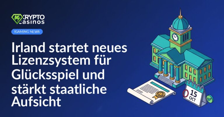 Regierungsgebäude im Hintergrund, ein offizielles Lizenzdokument mit rotem Siegel und ein markierter Kalenderblatt-Tag.