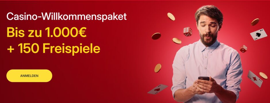 Das Willkommenspaket von MonoPlay gilt für die ersten 4 Einzahlungen.