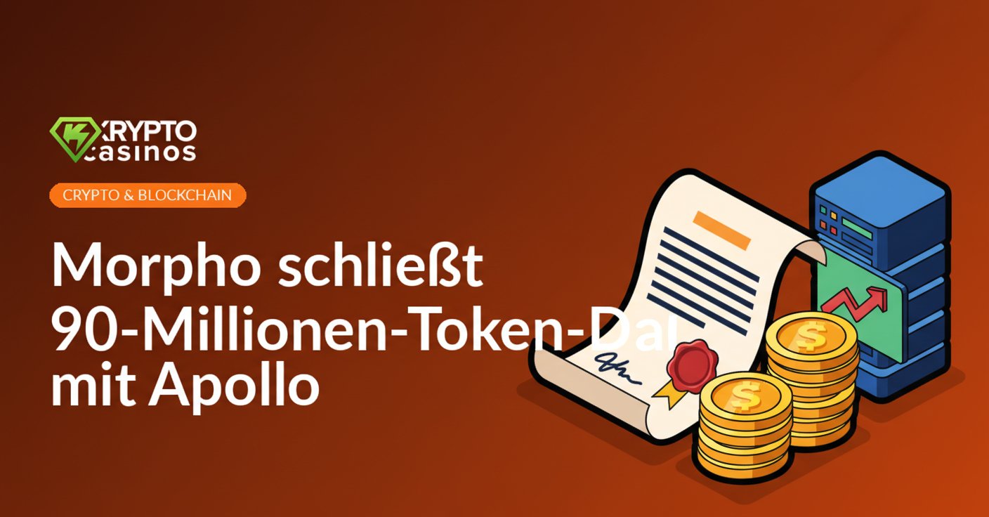 Unterzeichnetes Dokument mit Siegel, Stapel Goldmünzen und Server-Rack mit aufsteigendem Pfeil auf dem Bildschirm