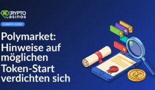 Smartphone mit Benachrichtigungen, versiegeltes Dokument und Lupe über einer Münze auf weißem Hintergrund