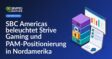 Server-Stack mit Vorhängeschloss, Compliance-Dokument mit Häkchen und Bildschirm mit Analytics-Dashboard.