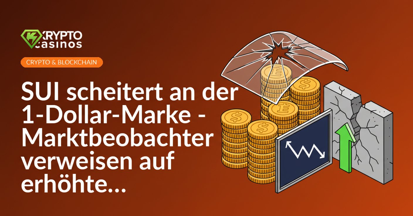 Gestapelte Münzen unter Glaskuppel, Bildschirm mit Zickzack-Linienchart, Riss in Wand blockiert nach oben zeigenden Pfeil.