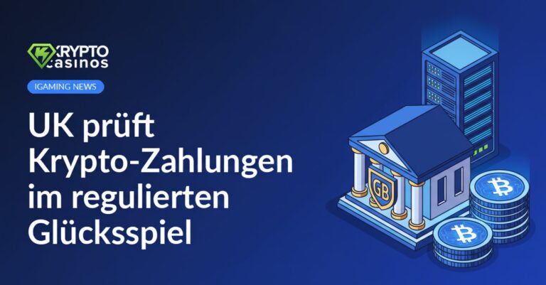 Regierungsgebäude mit Schild, digitaler Münzstapel mit Schaltkreis-Design und Server-Rack im Hintergrund