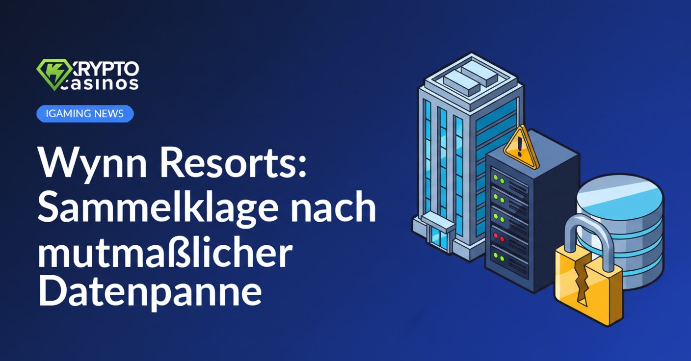Wolkenkratzer, Server-Rack mit Warndreieck und Datenbankzylinder mit gebrochenem Schloss vor dunklem Hintergrund.