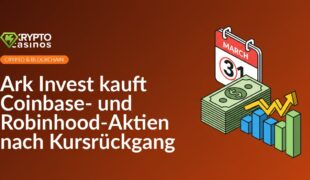 März-Kalenderblatt, Stapel Dollarnoten, fallendes Balkendiagramm mit hervorgehobenem Spitzenwert